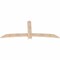 Ekena Millwork Bellingham Smooth Timber Gable Bracket, Douglas Fir, 84"W x 35"H x 1 1/2"D x 5 1/2"F, 10/12 Pitch GBW084X35X0206BEL00SDF - alternate 5